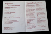 Programm und Musiker